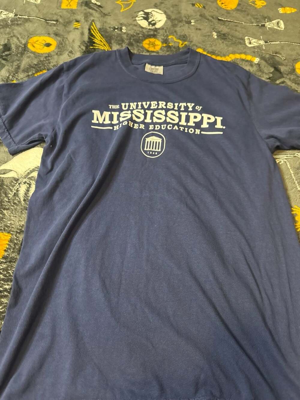 Comfort Colors University of Mississippi Higher Education Navy Blue T-Shirt